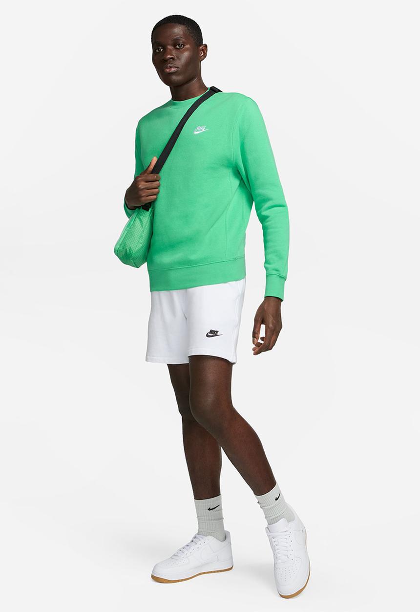 Nike - M nsw club crw bb - spring green/white