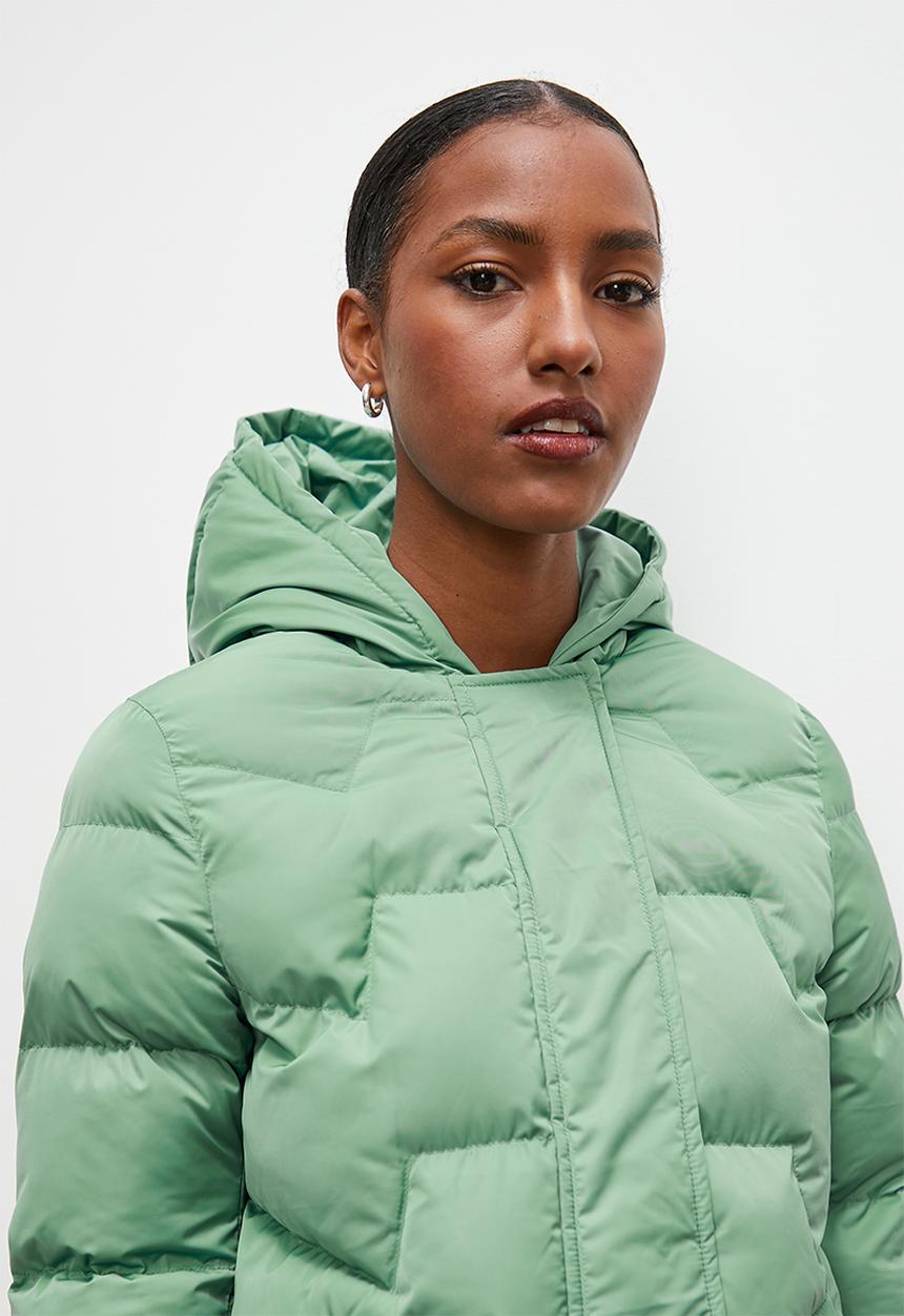 edit - Longer length puffer - sage