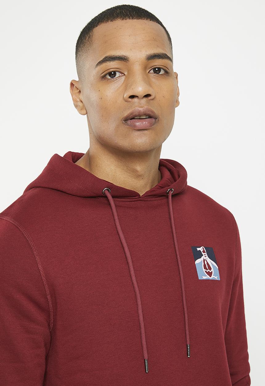 Original Penguin - Penguin racing fleece pullover - cabernet