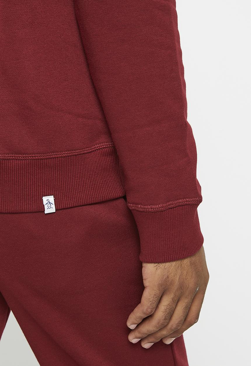 Original Penguin - Penguin racing fleece pullover - cabernet