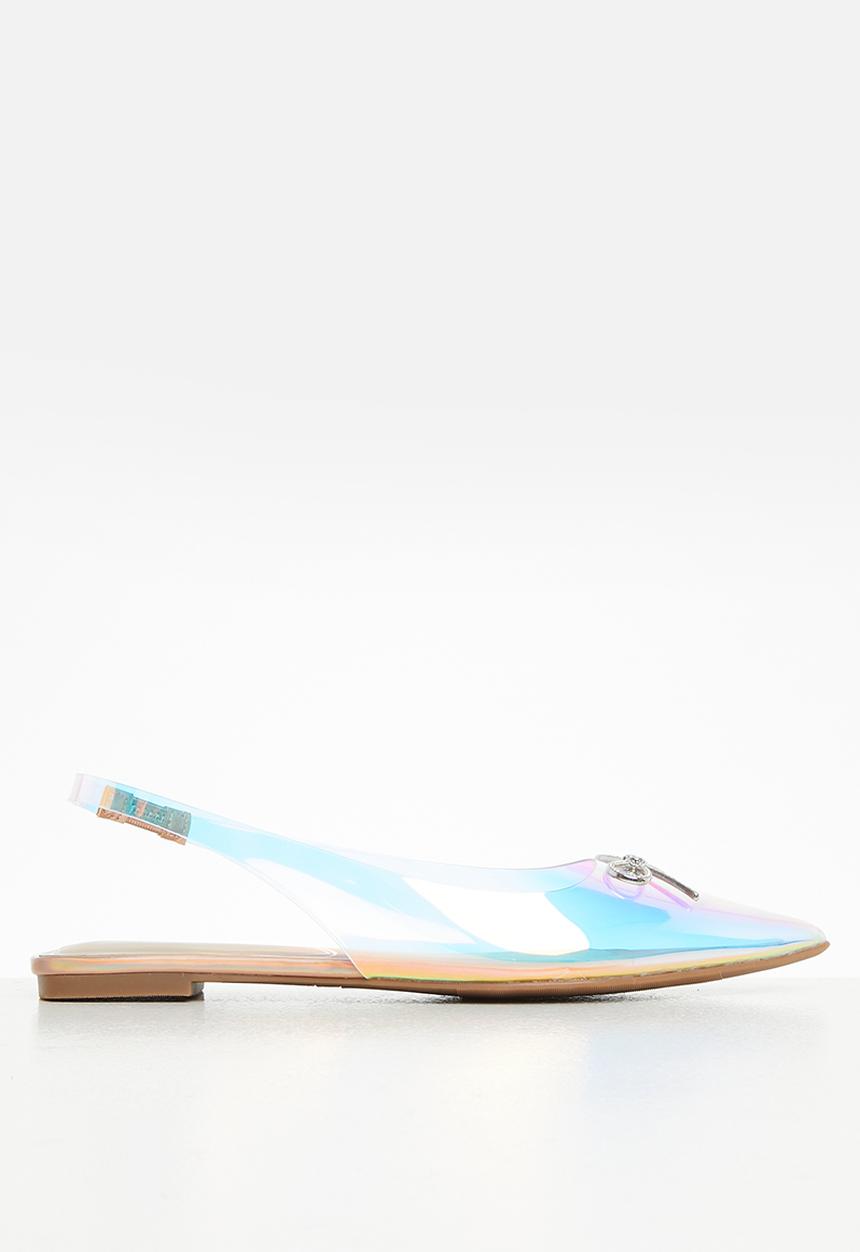 Call It Spring - Glitzie slingback - silver irridescent