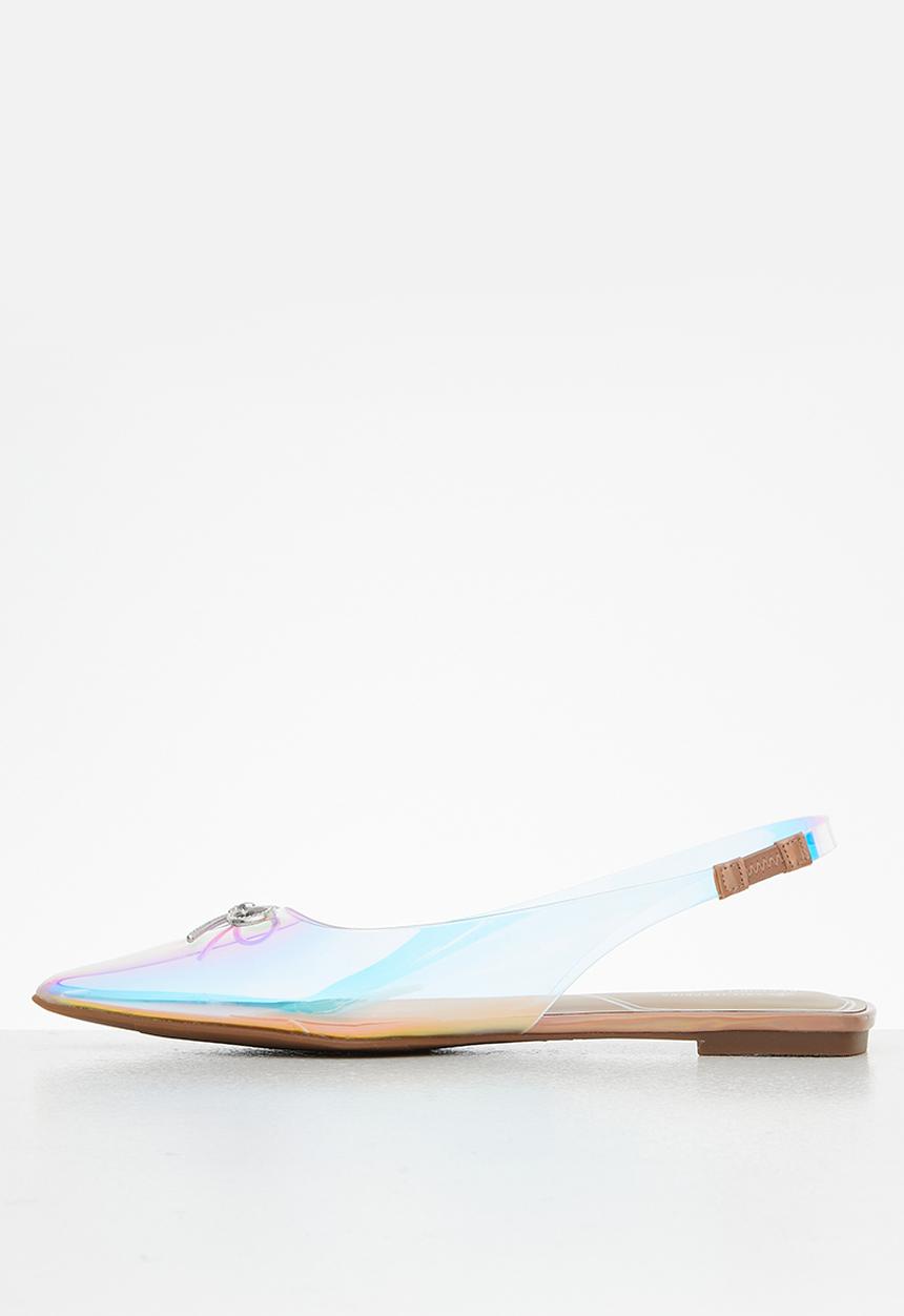 Call It Spring - Glitzie slingback - silver irridescent