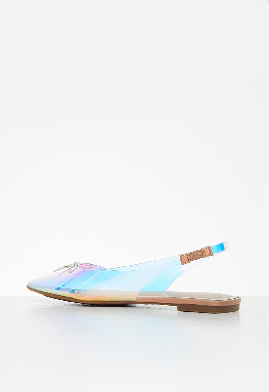 Call It Spring - Glitzie slingback - silver irridescent