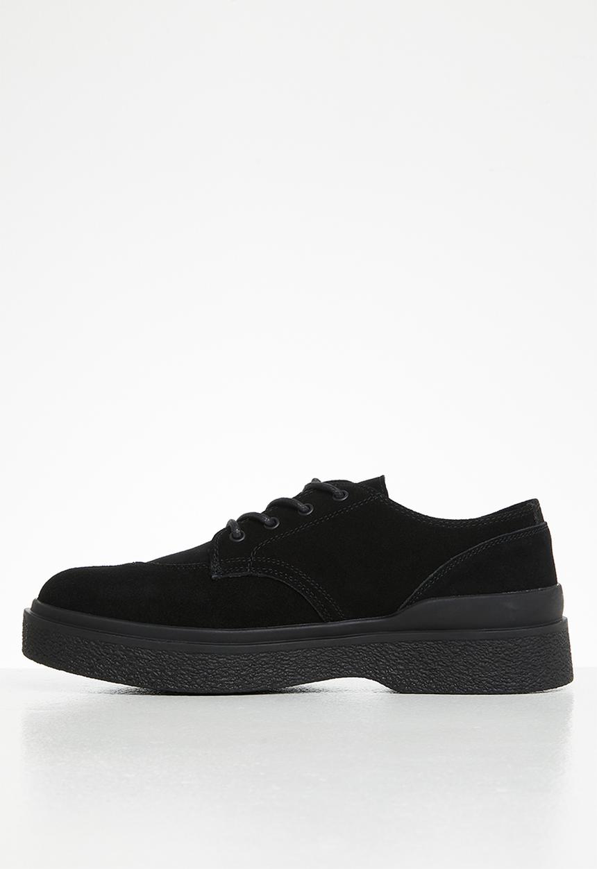 Jonathan D - J ray genuine suede derby - black