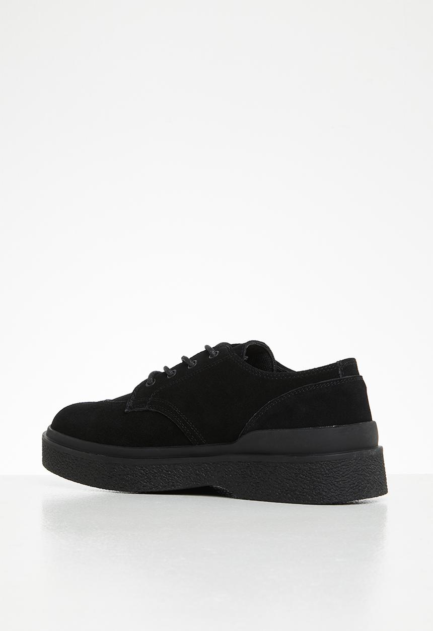 Jonathan D - J ray genuine suede derby - black