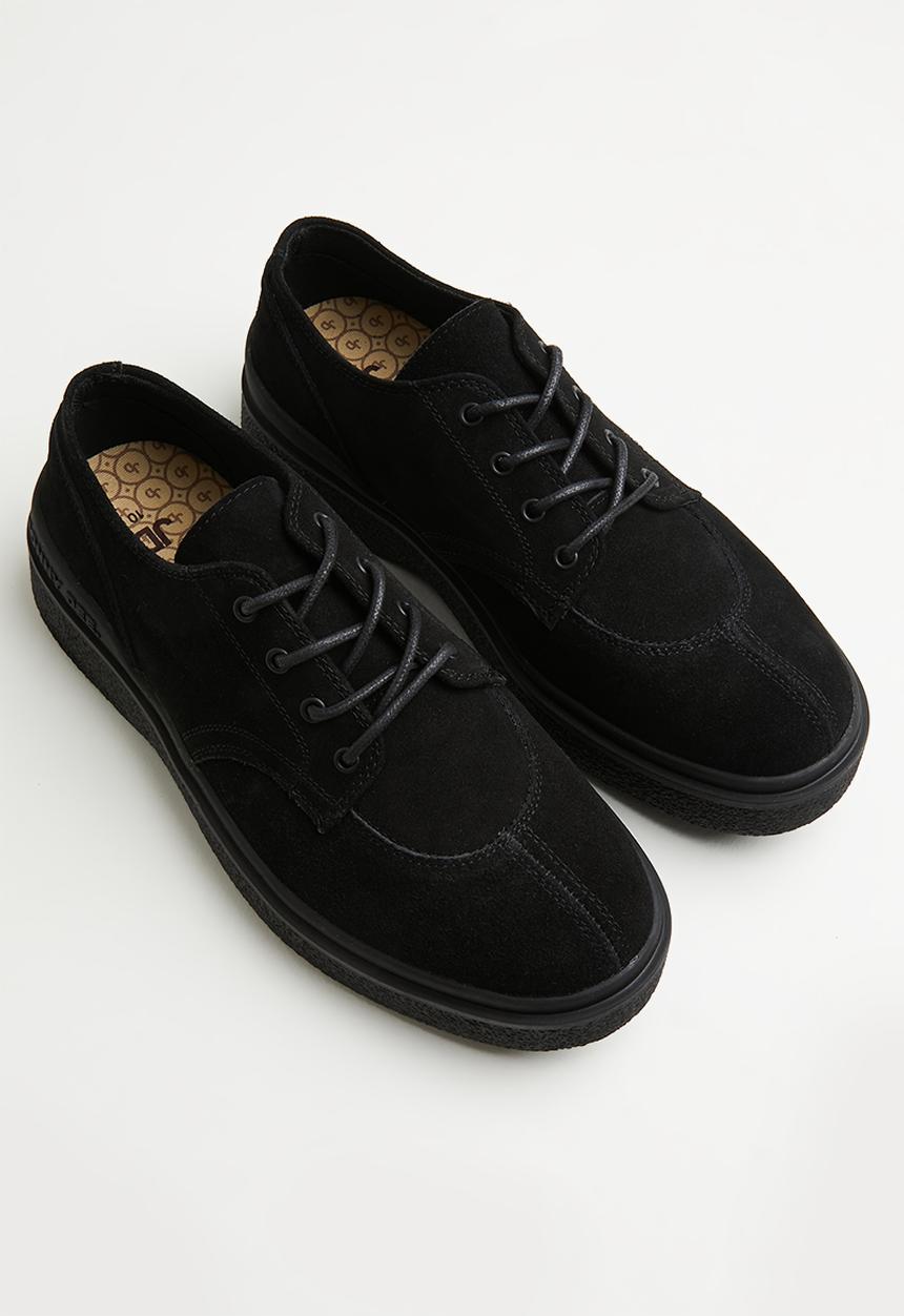 Jonathan D - J ray genuine suede derby - black