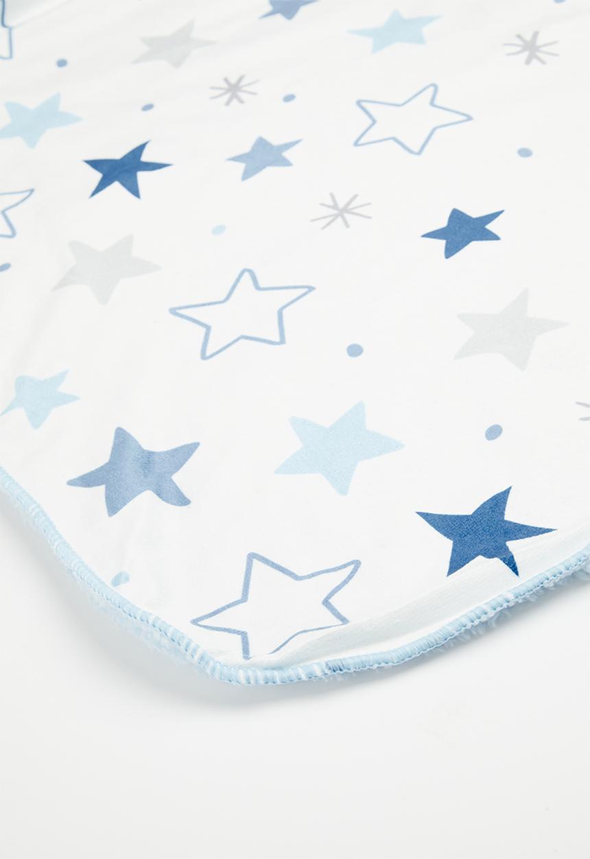 Pop Candy - Star blanket - blue & white