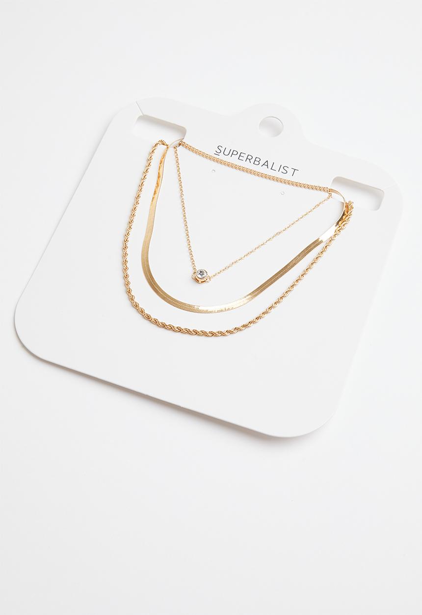 Superbalist - Lyra layered necklace - gold
