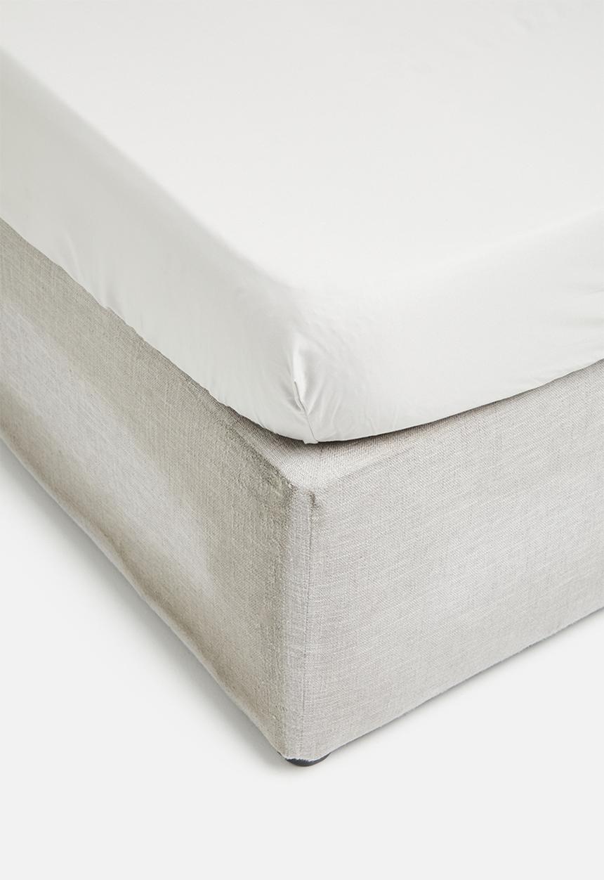 Sheraton Textiles - 600tc Egyptian cotton fitted sheet - grey 