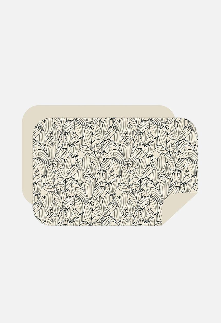 Bobums - Microfibre xl gym towel - flower sketch