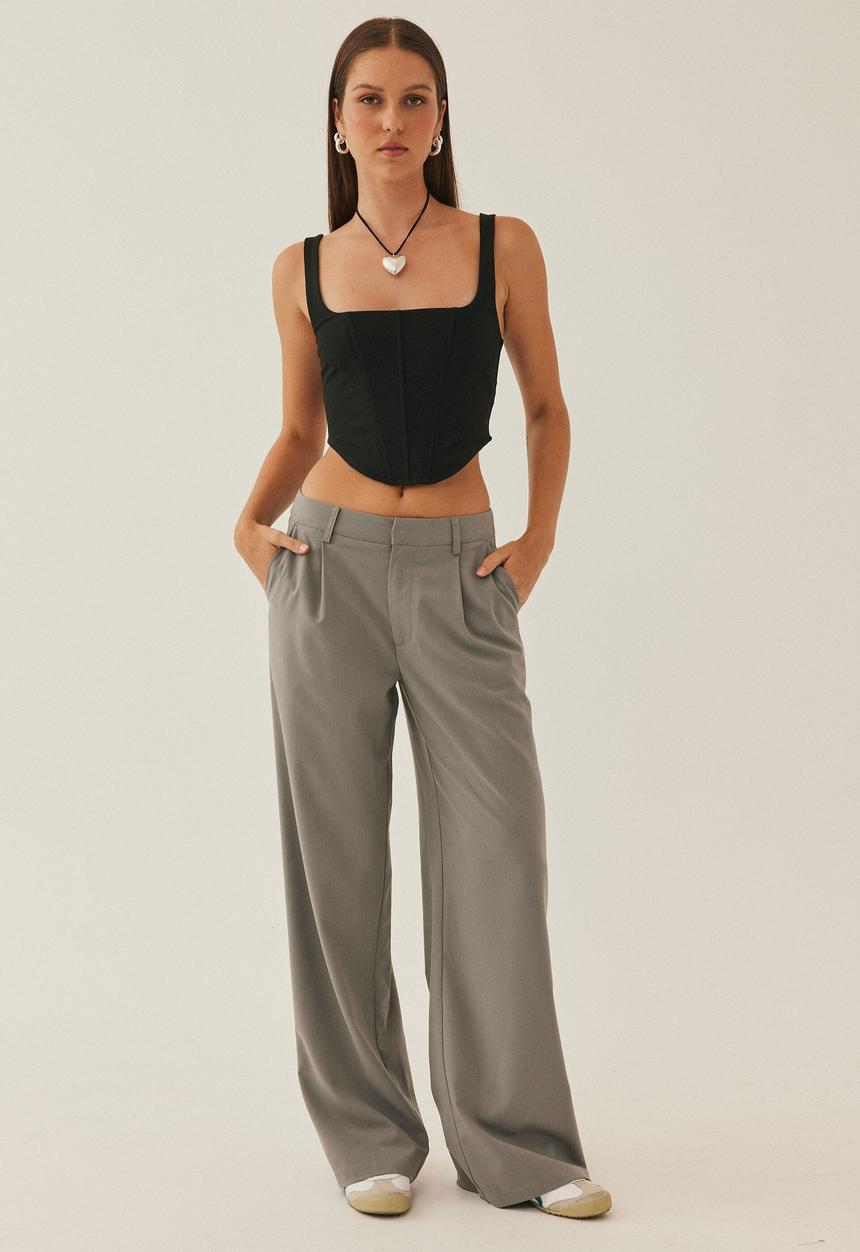 Supré  - Natalia tailored pants - cement grey