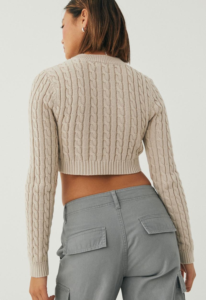 Supré  - Vinnie cable knit jumper - london beige