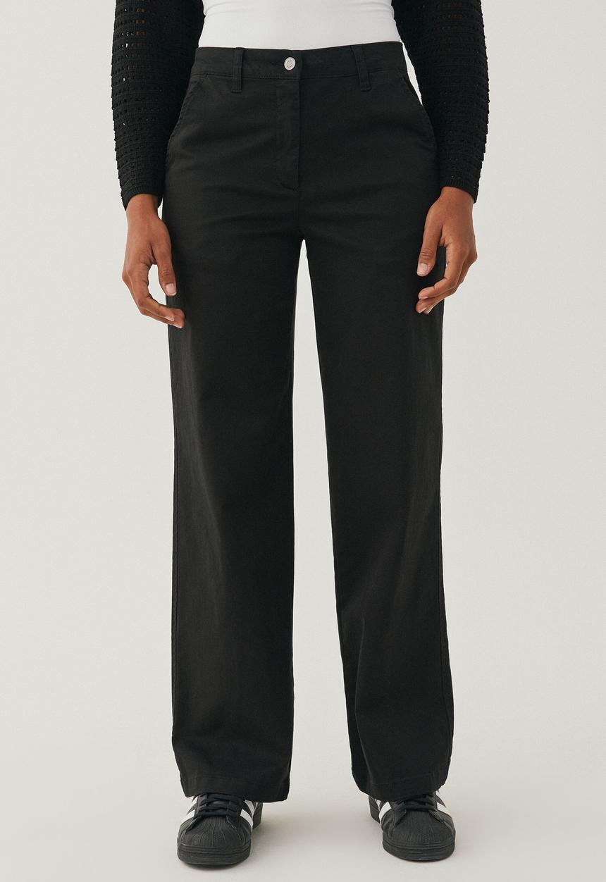 Supré  - Ziggy wide leg pants - black