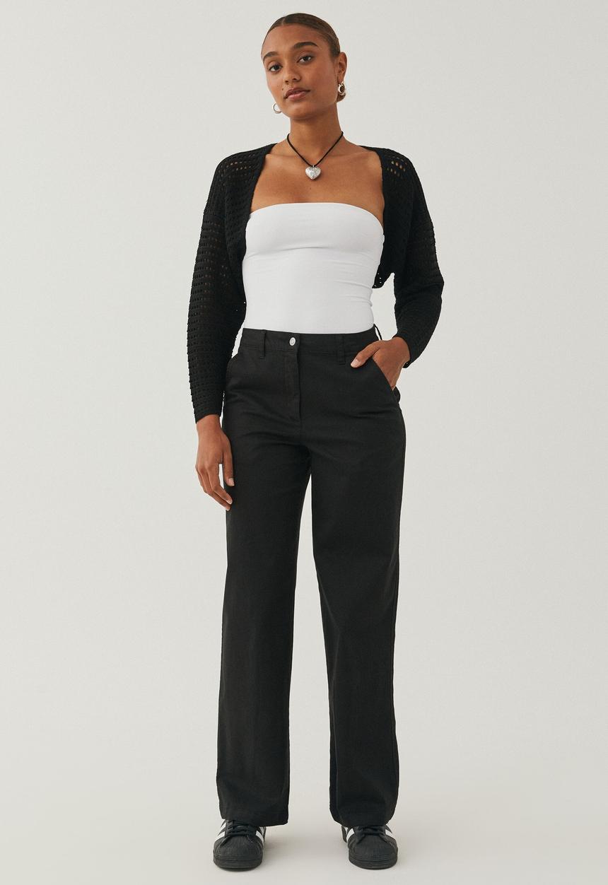 Supré  - Ziggy wide leg pants - black
