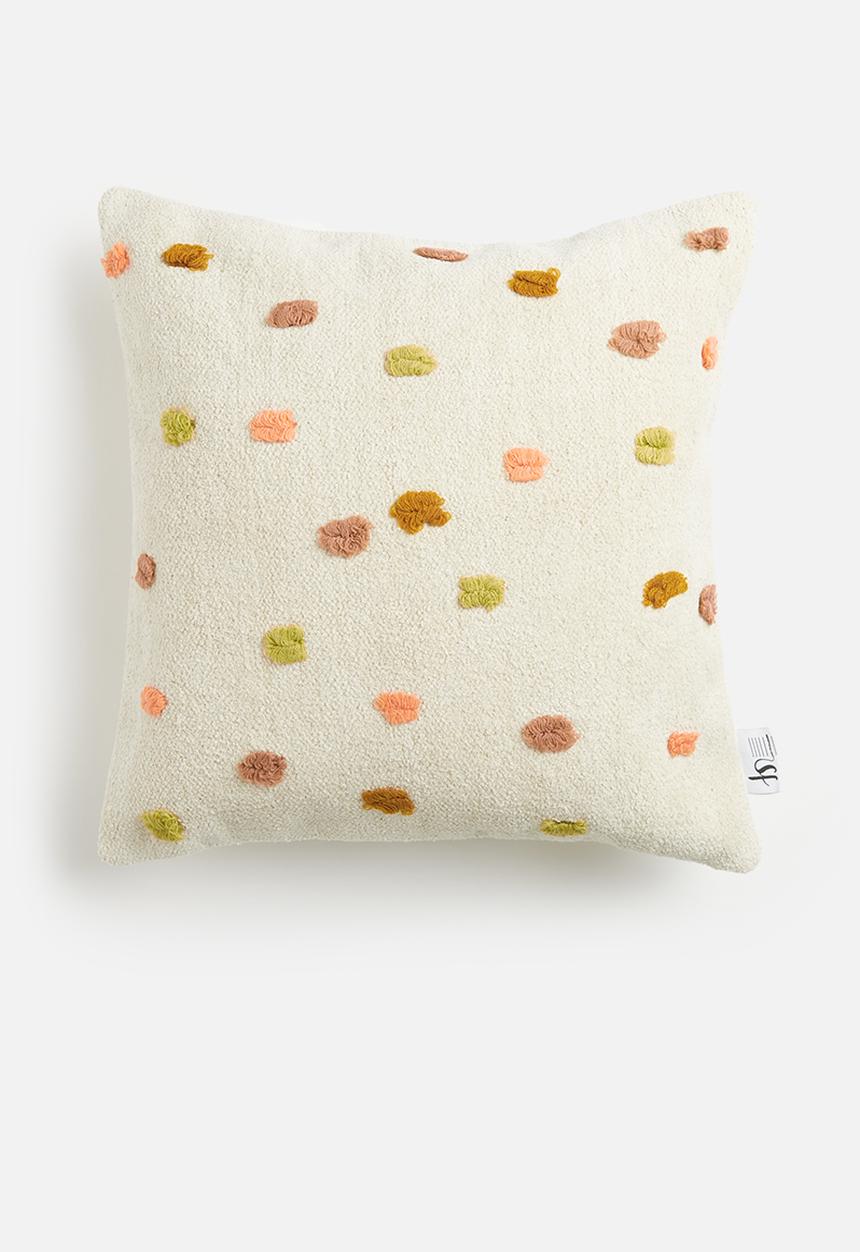 Sixth Floor - Deira tufted cushion cover - multi