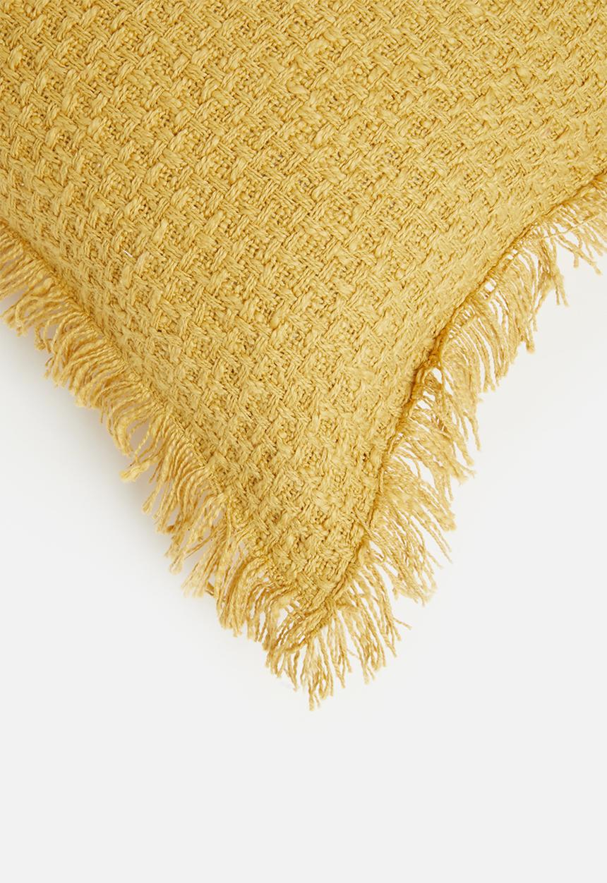 Sixth Floor - Alia cushion cover - mustard