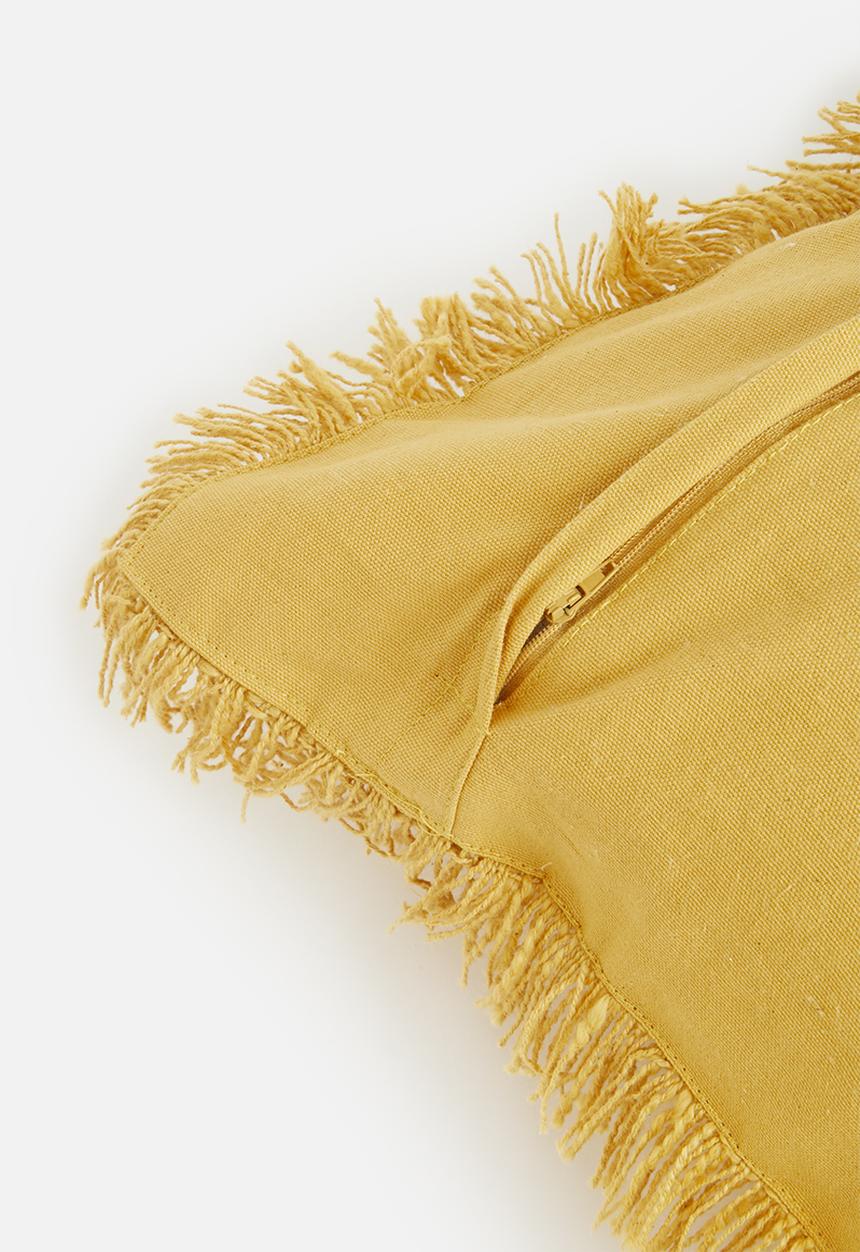 Sixth Floor - Alia cushion cover - mustard