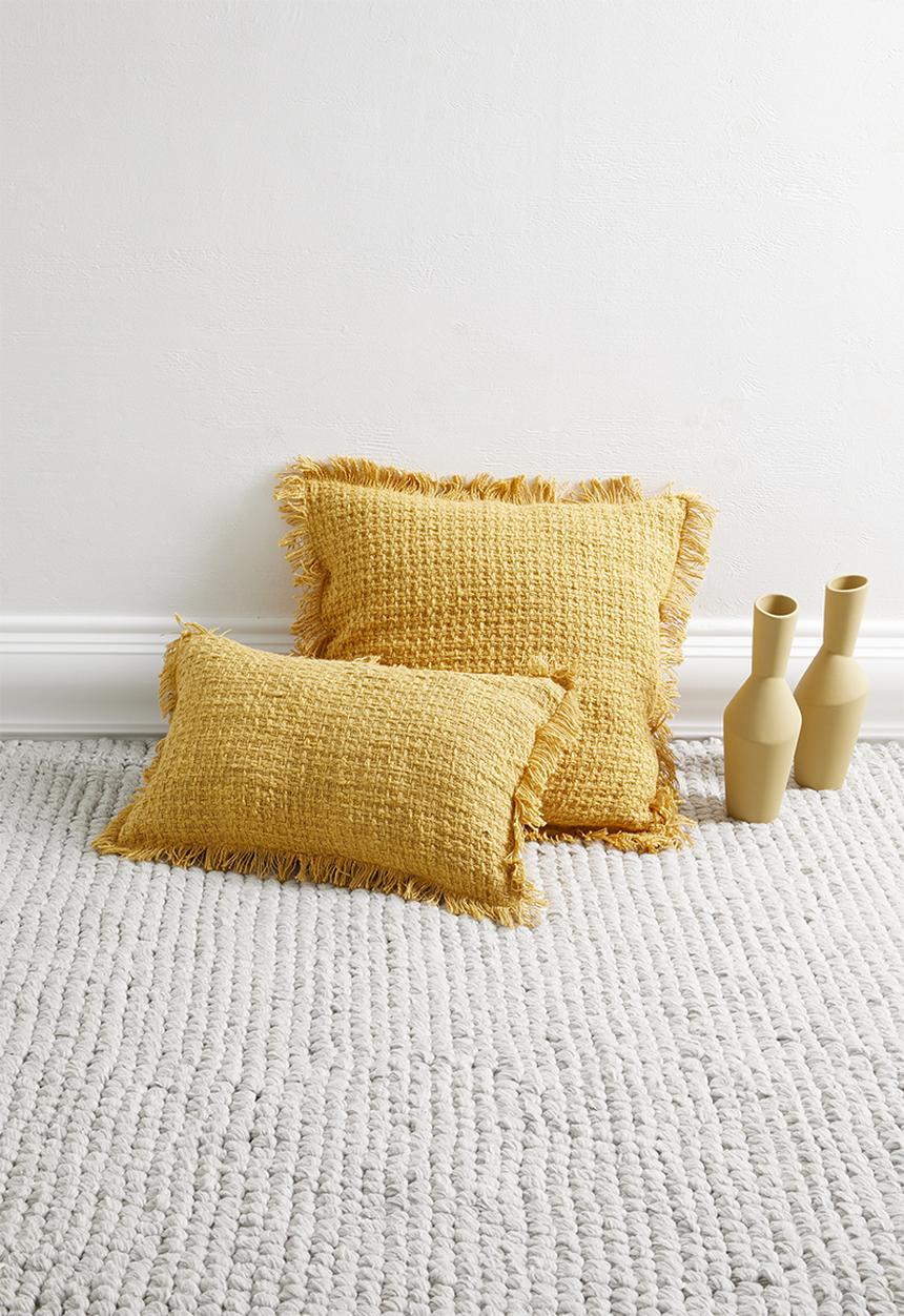 Sixth Floor - Alia cushion cover - mustard