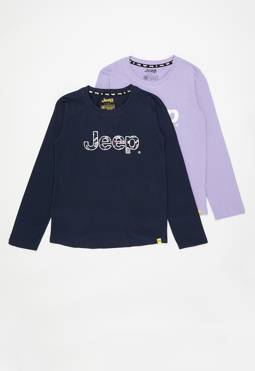 JEEP - 2 pack jeep long sleeve - navy & purple 