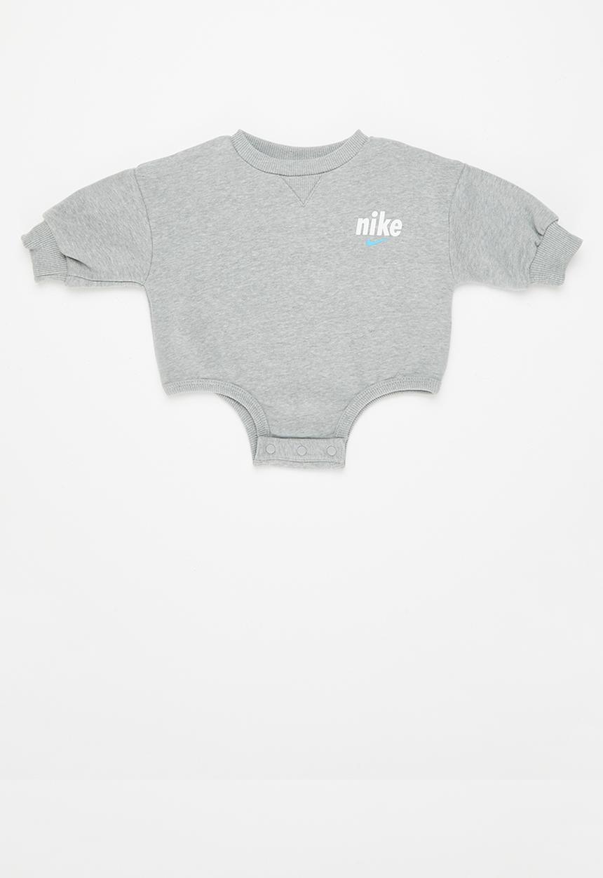 Nike - Nkn e1d1 crew romper - dark grey heather
