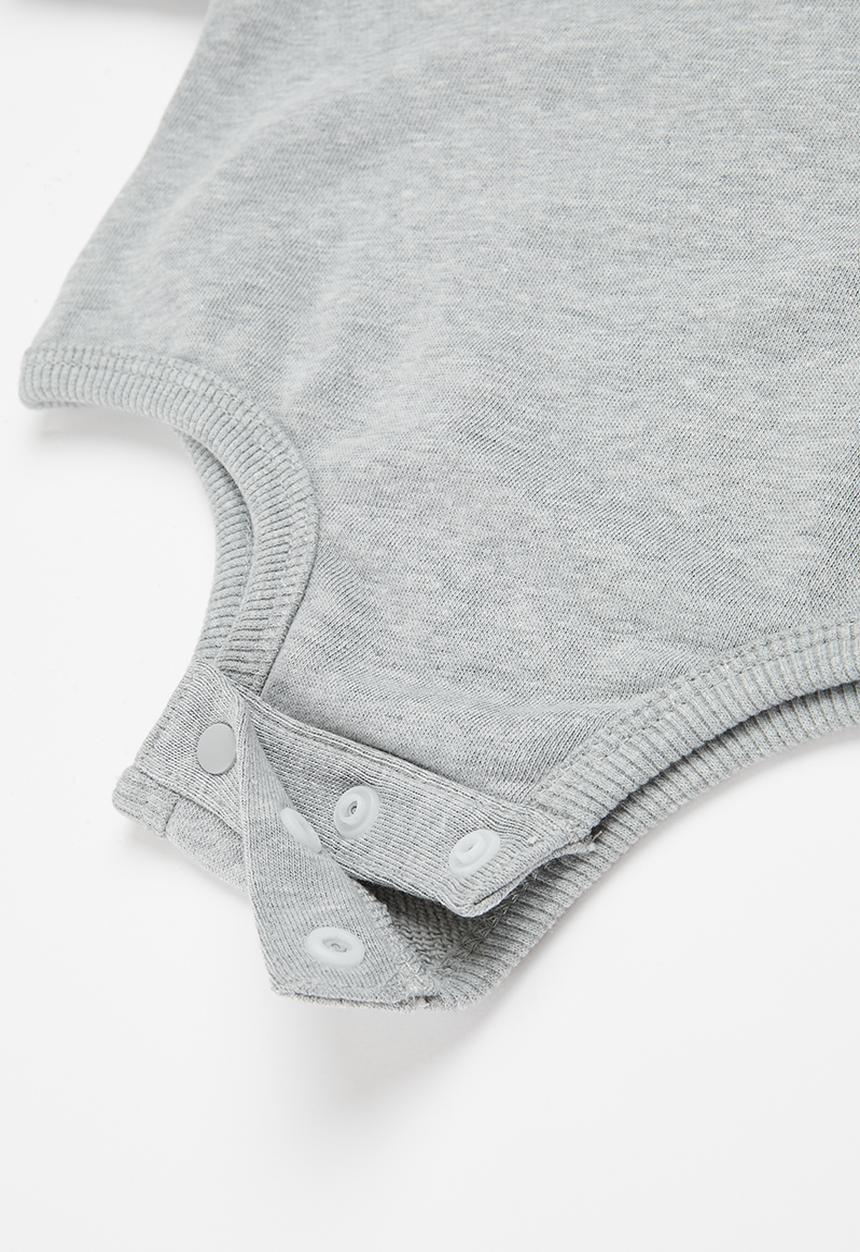 Nike - Nkn e1d1 crew romper - dark grey heather