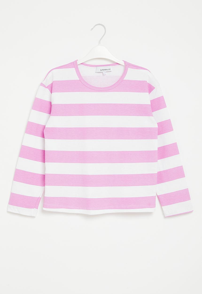 Superbalist - Older girls aop tee - mid pink 
