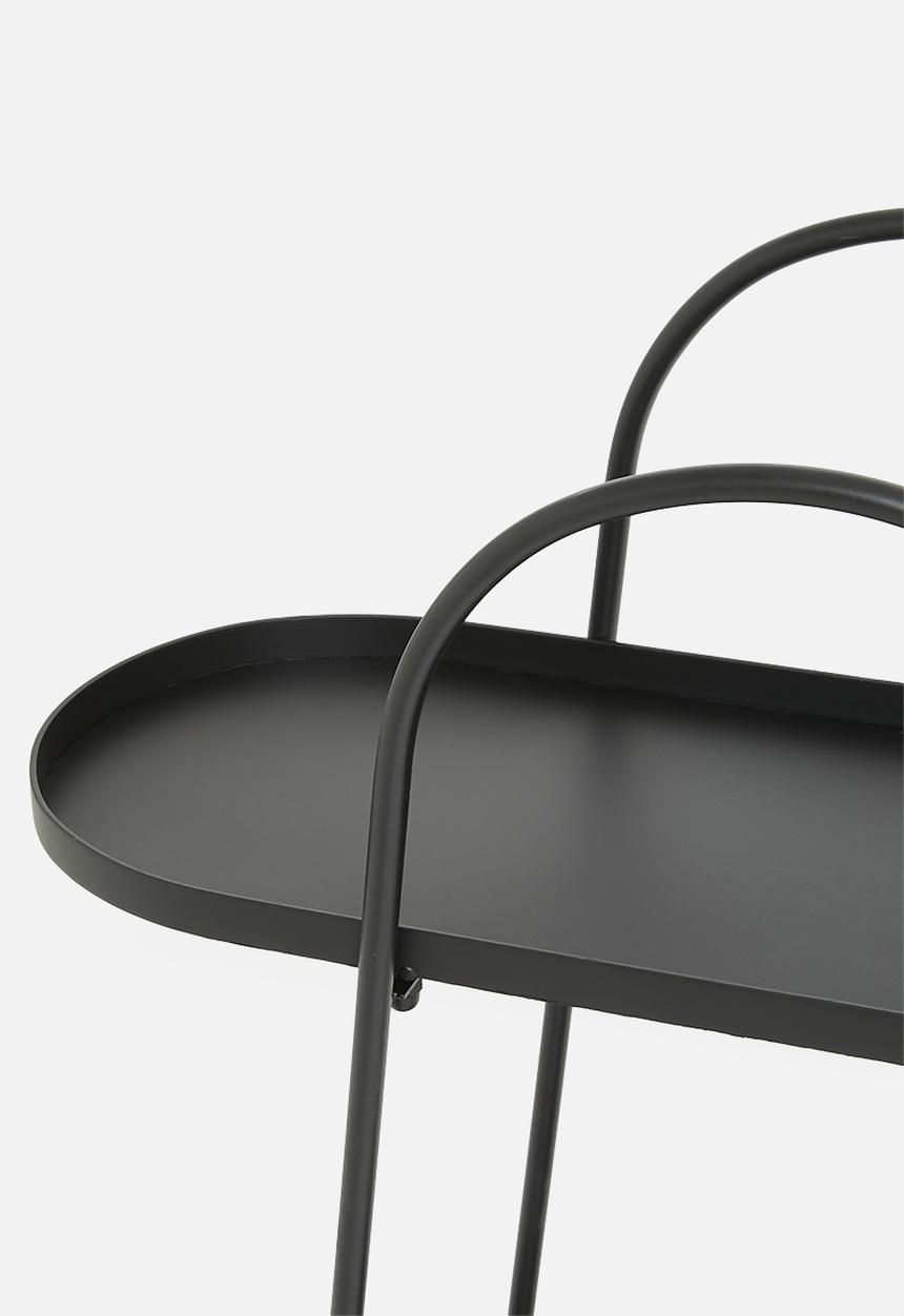 H&S - Silo side table- black