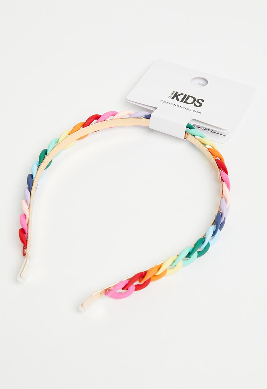 Cotton On - Kids fashion hair pack - rainbow chains