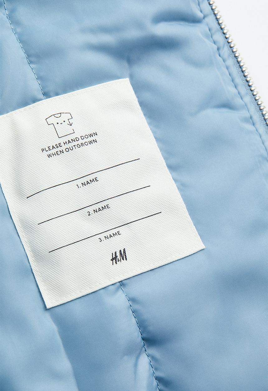 H&M - Bomber jacket - light blue