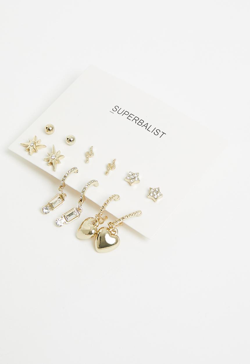 Superbalist - Blaire earring pack - gold
