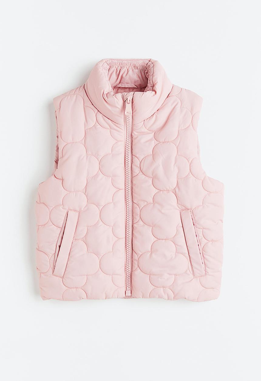 H&M - Puffer gilet - light pink