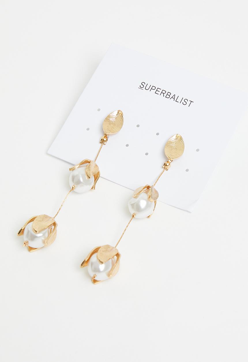Superbalist - Nola statement earrings - gold