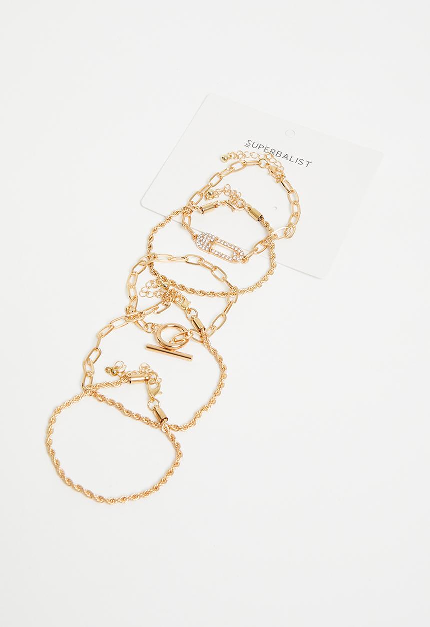 Superbalist - Poppy bracelet set - gold