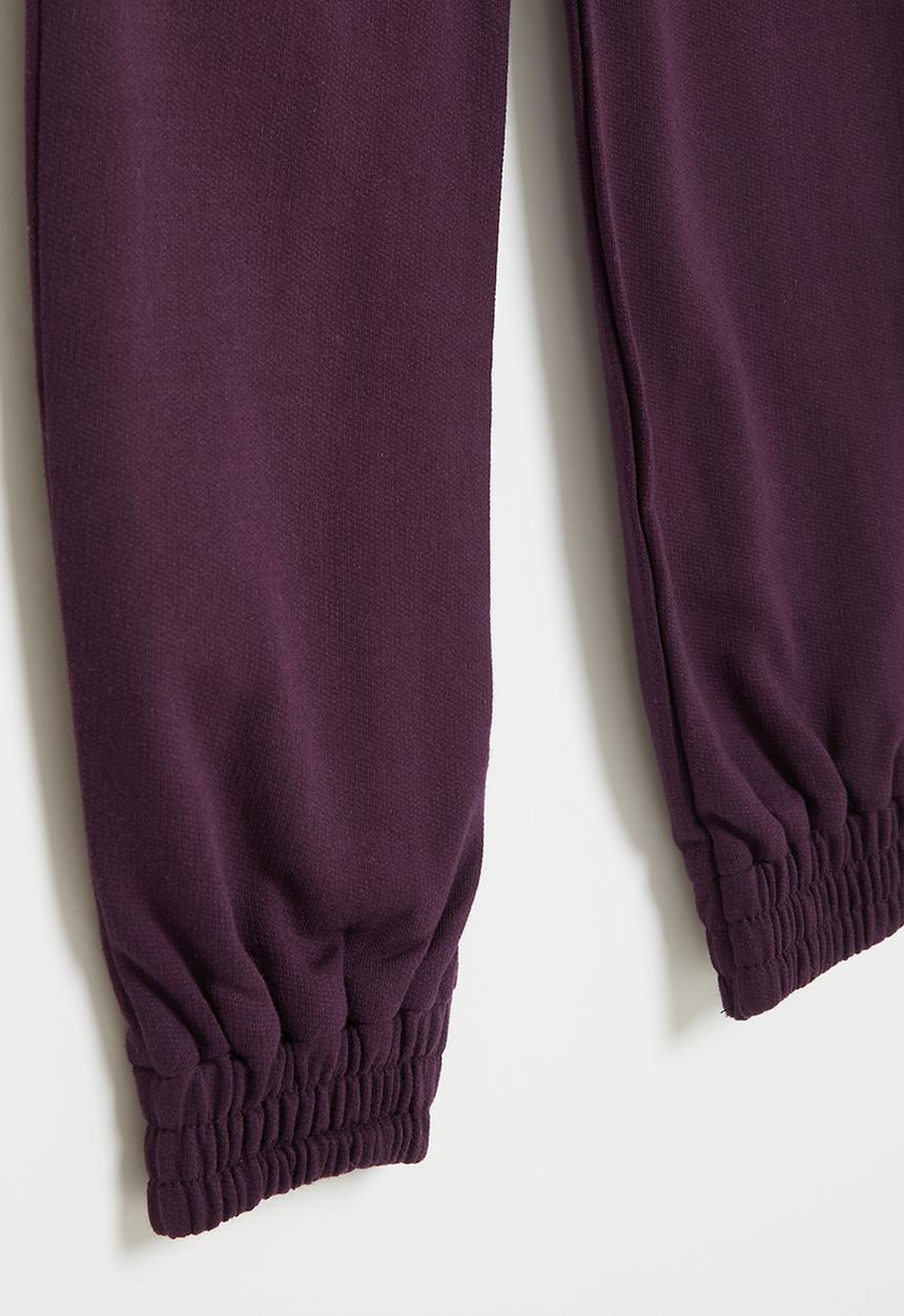 Pop Candy - Girls upstyled joggers - purple