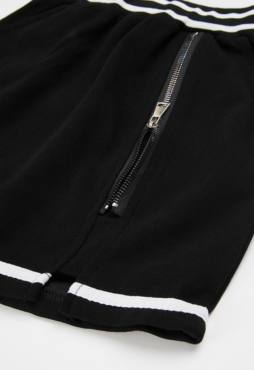 Pop Candy - Baseball jacket & skirt set - black 