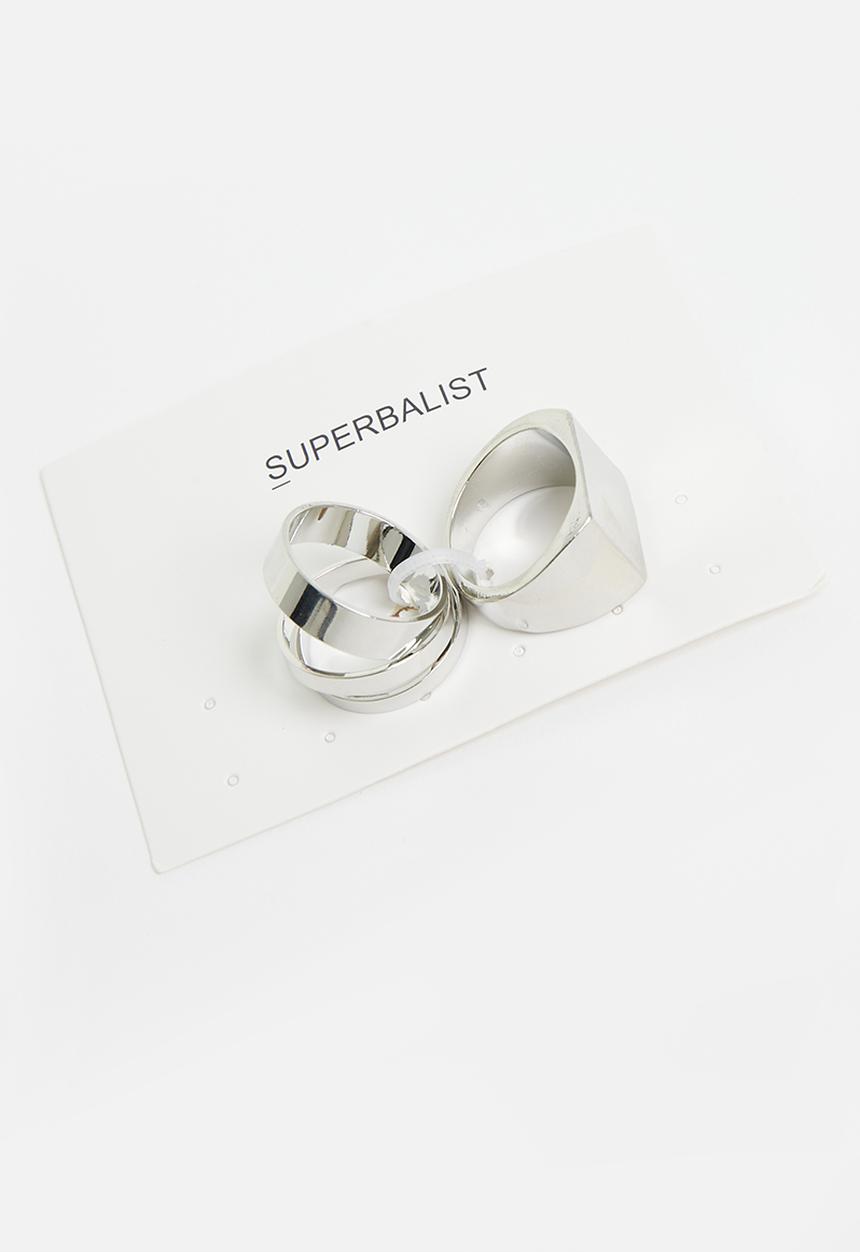 Superbalist - Orion ring set - silver