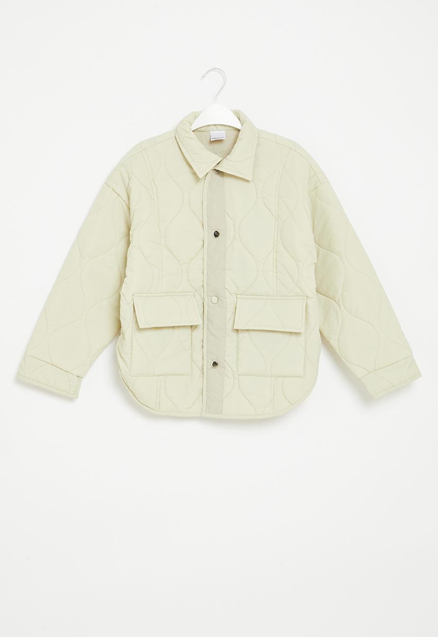 Pop Candy - Quilted jacket - off white