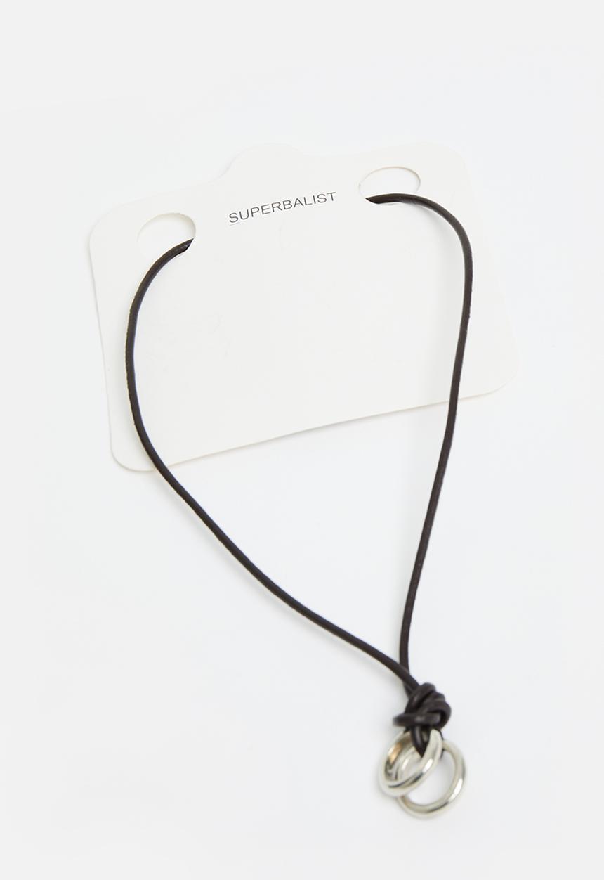 Superbalist - Ryan rope necklace - black