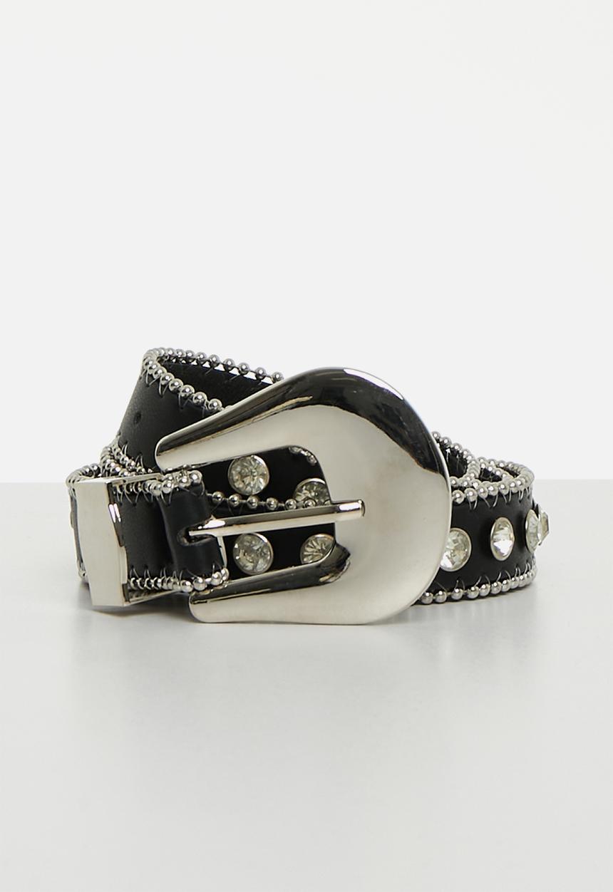 Superbalist - Brynne studded waist belt - black