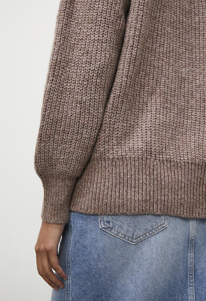 Superbalist - Rib diversion crew neck - sand