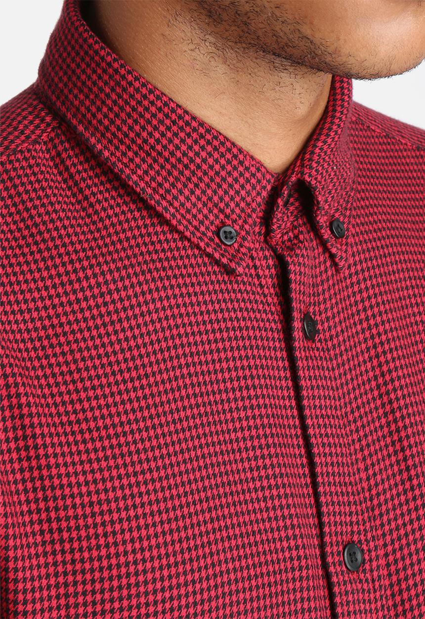 Jack & Jones - Houndstooth shirt 