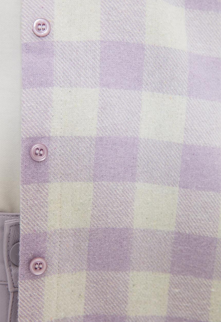 Trendyol - Modest check shacket - lilac