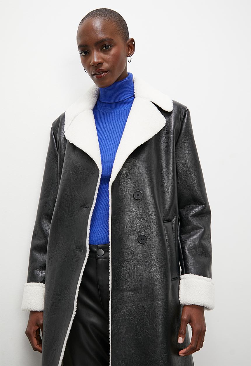Superbalist - Shirling coat - black
