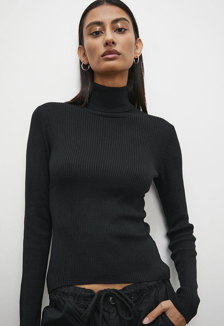 Superbalist - Skinny polo neck - black