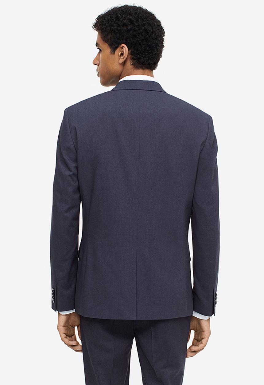H&M - Skinny fit jacket - dark blue