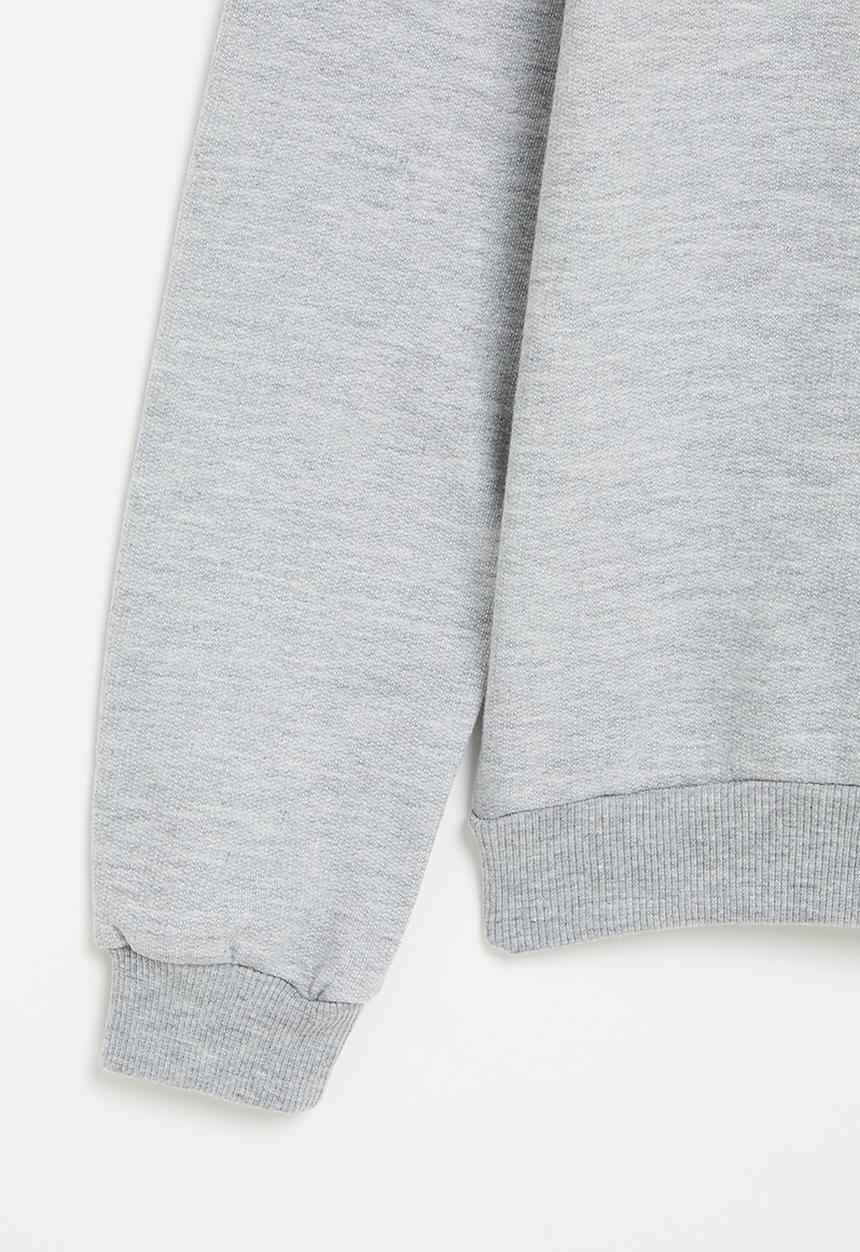 Superbalist - Older girls graphic sweat top - grey melange