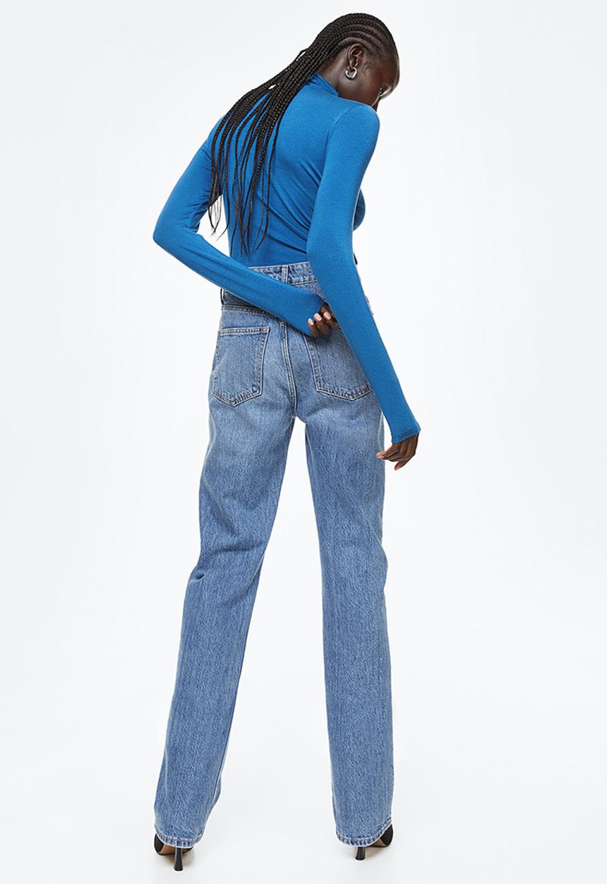 H&M - Polo-neck top - blue