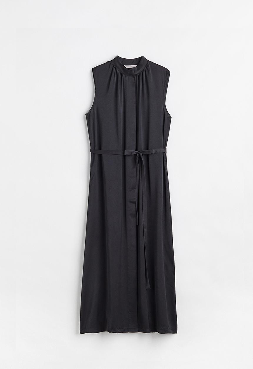 H&M - Button-front dress - black