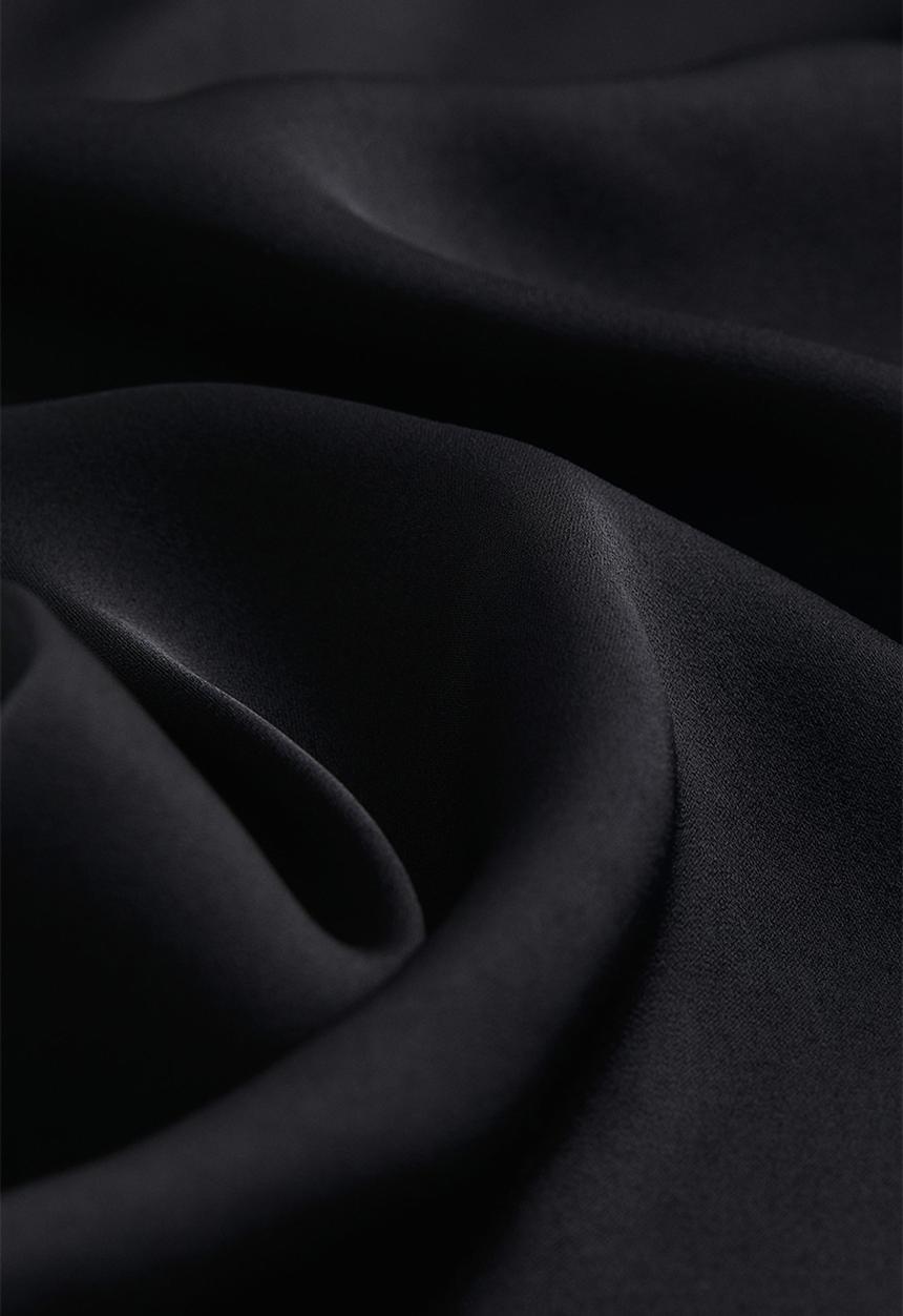H&M - Button-front dress - black