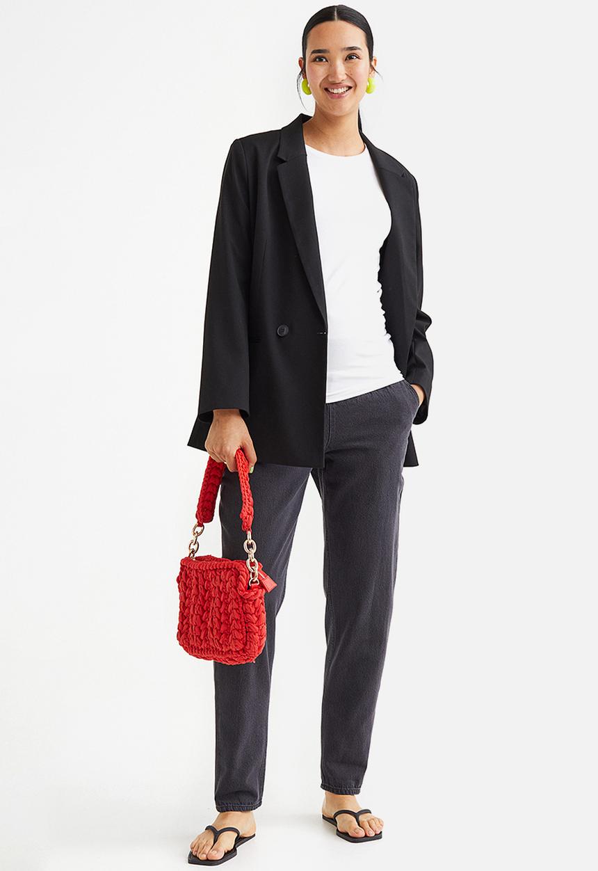 H&M - Mama cotton jeans - dark grey